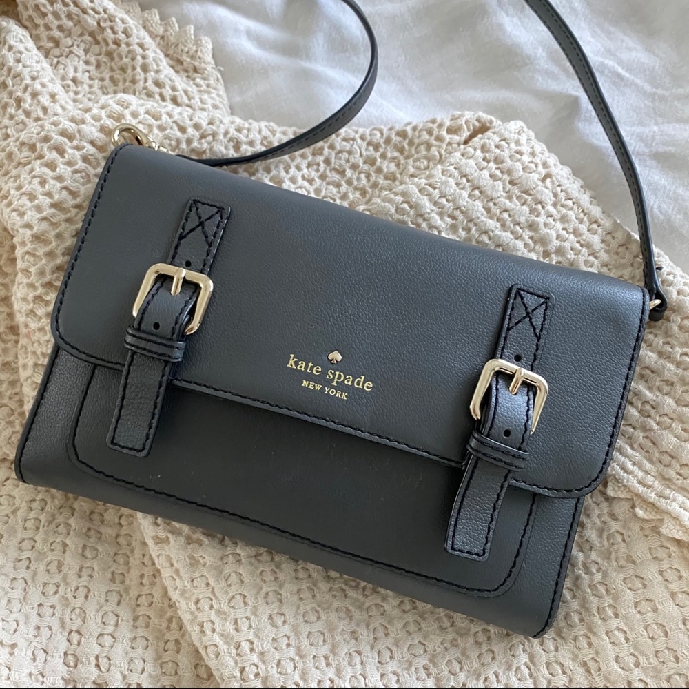 Kate Spade Charcoal Gray Purse